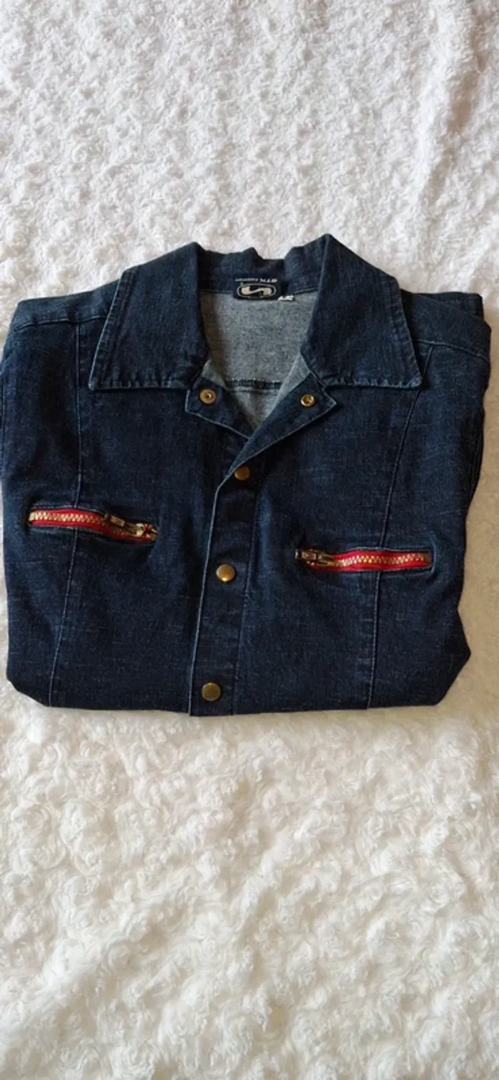 Ensemble jeans et veste STK taille m/l - photo numéro 6