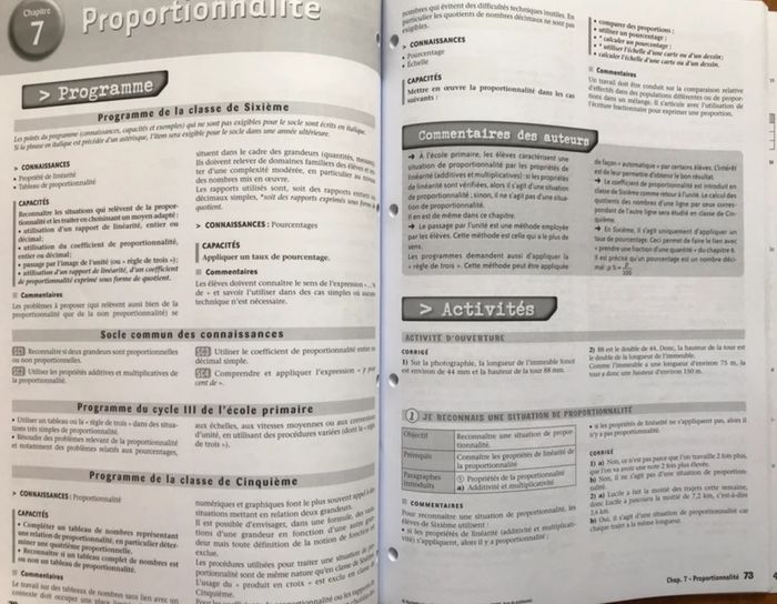 Mathématiques - Phare Mathématiques 6ème - Livre du Professeur - photo numéro 4
