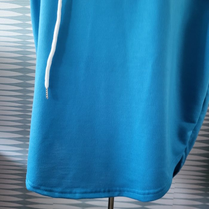 Tee-shirt sans manche et à capuche bleu taille XL Shein en excellent état - photo numéro 6