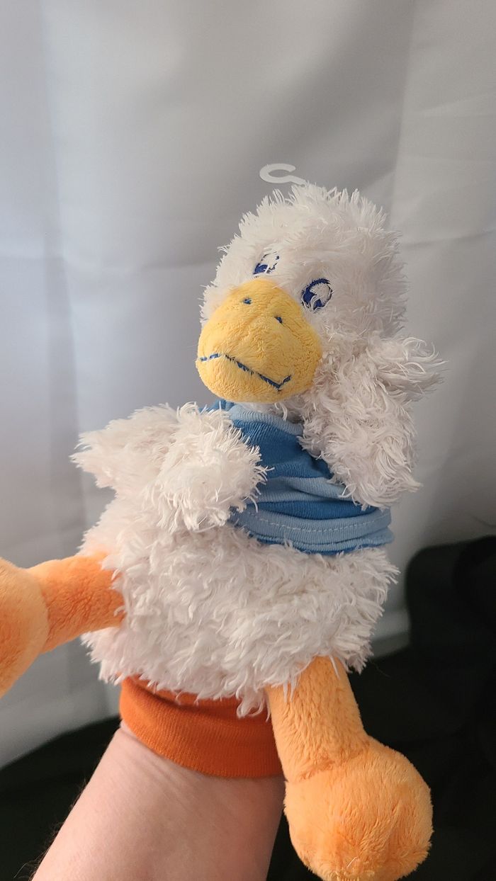 marionnette canard pull rayé - photo numéro 3