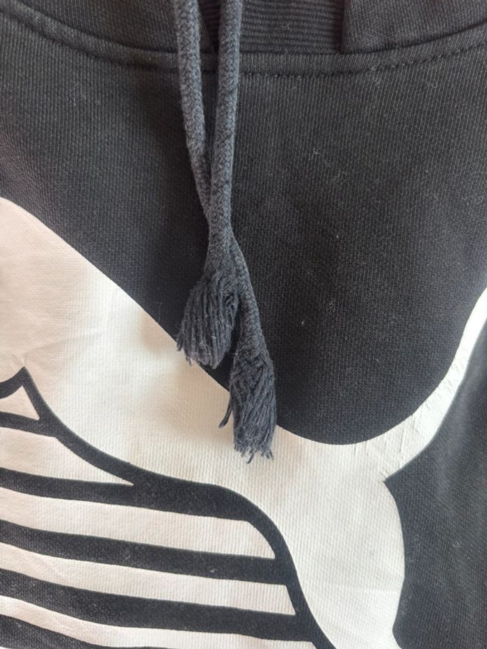 Sweat à capuche Puma imprimé blanc noir taille S - photo numéro 13