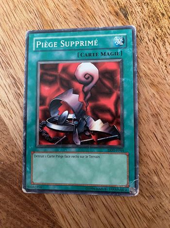Carte Yu-Gi-Oh! Piège supprimé DDY-F044
