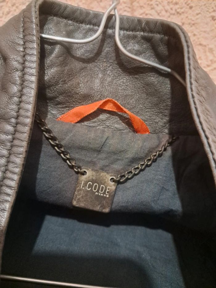 I code veste en cuir d'agneau T.40 - photo numéro 9