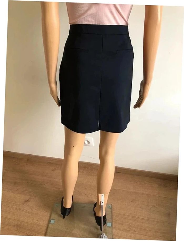 Jupe bleue marine neuve Morgan taille 40 (taille petit) - photo numéro 7