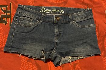 Short en jean taille basse kiabi taille S