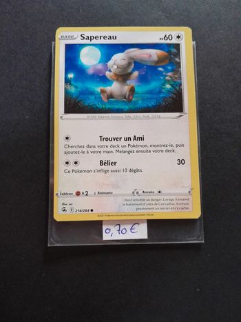 Carte Pokémon Sapereau 214/264