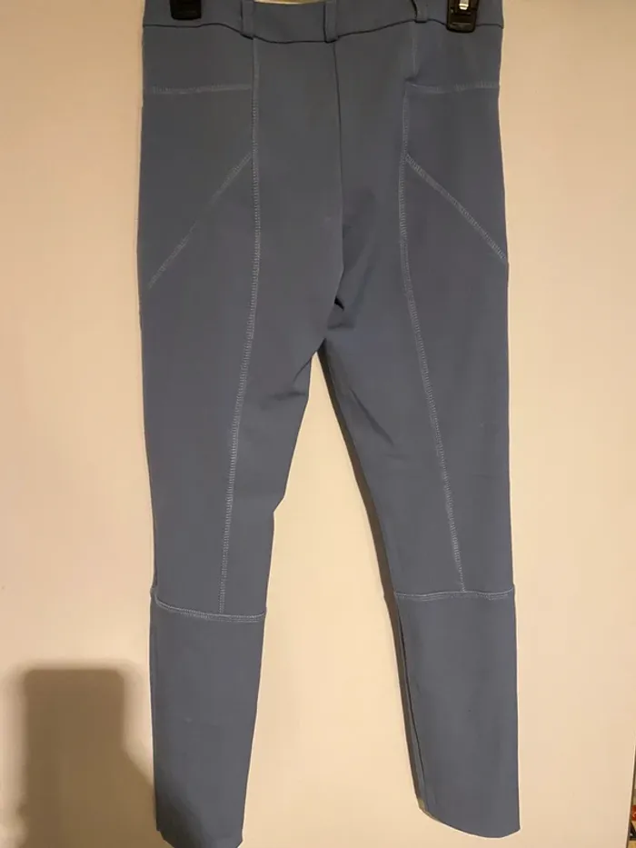 Pantalon bleu style leeging élastique taille 34 neuf - photo numéro 6