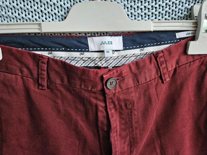 Pantalon bordeaux - photo numéro 4