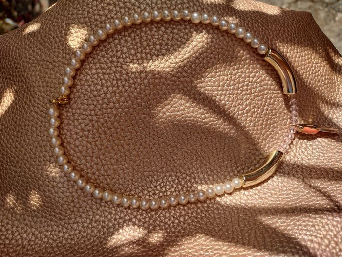 Collier perles nacrées perroquet - photo numéro 2