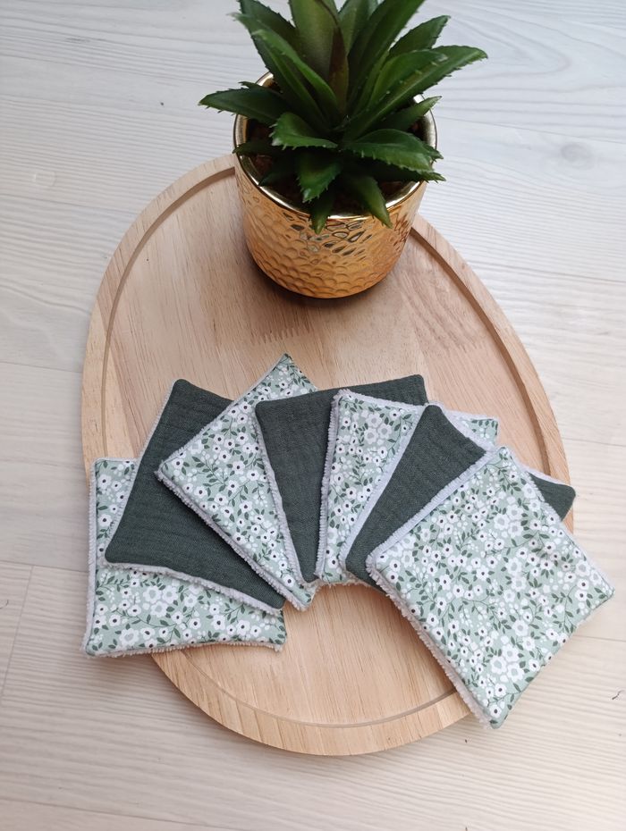 Lot de 7 lingettes lavables - photo numéro 2
