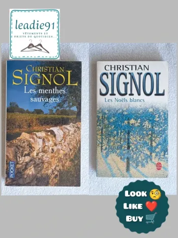 2 livres Les Noëls Blancs / Les menthes sauvages