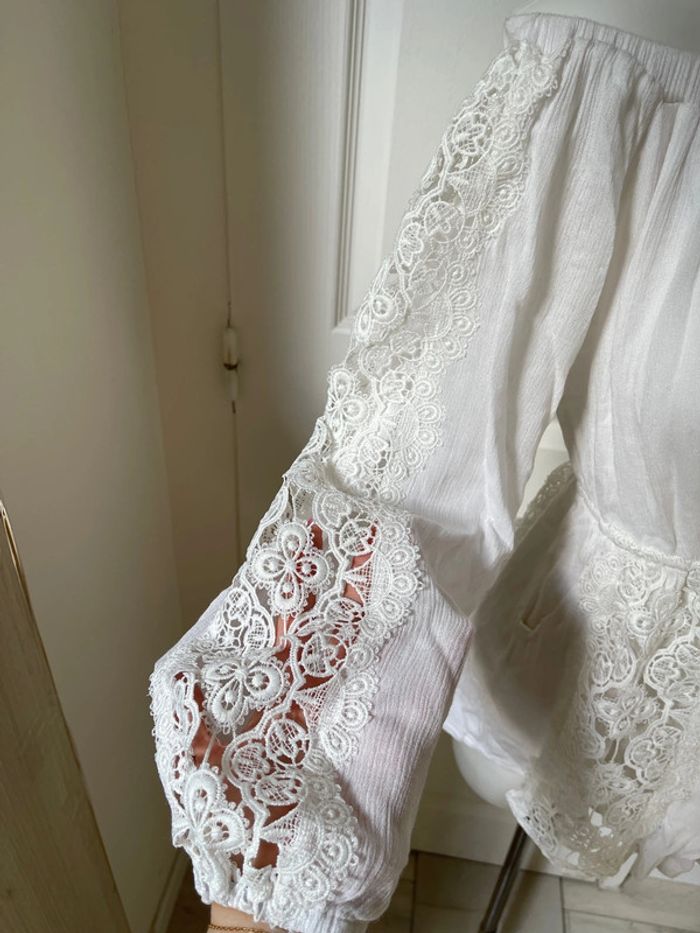 Combinaison short en dentelle - photo numéro 7
