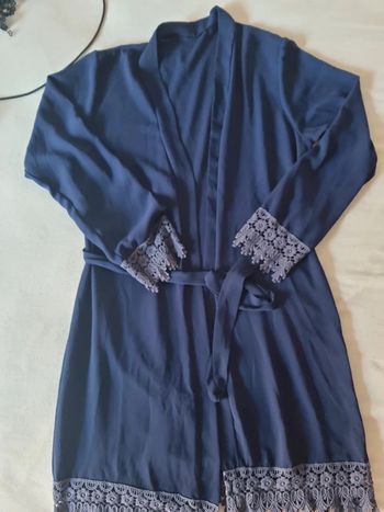 Chemisier de nuit bleu