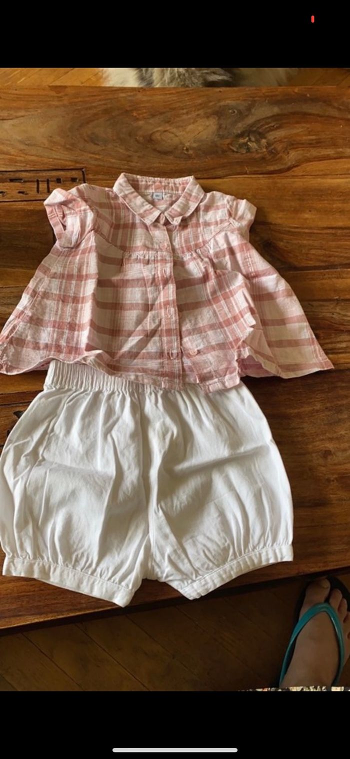 Ensemble short et chemise