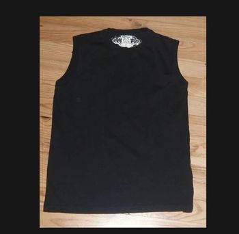 🤩 Superbe tee shirt NEUF noir H&M 10 / 11 ans Sans manches Mon fils ne l'a JAMAIS porté
