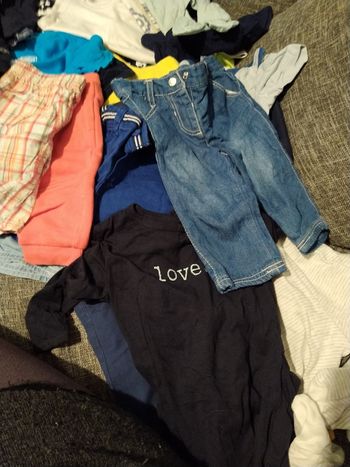 Lot vêtements garçon
