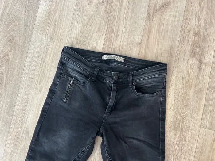 IKKS, jean gris, slim femme, taille US 28/FR. 38. - photo numéro 2
