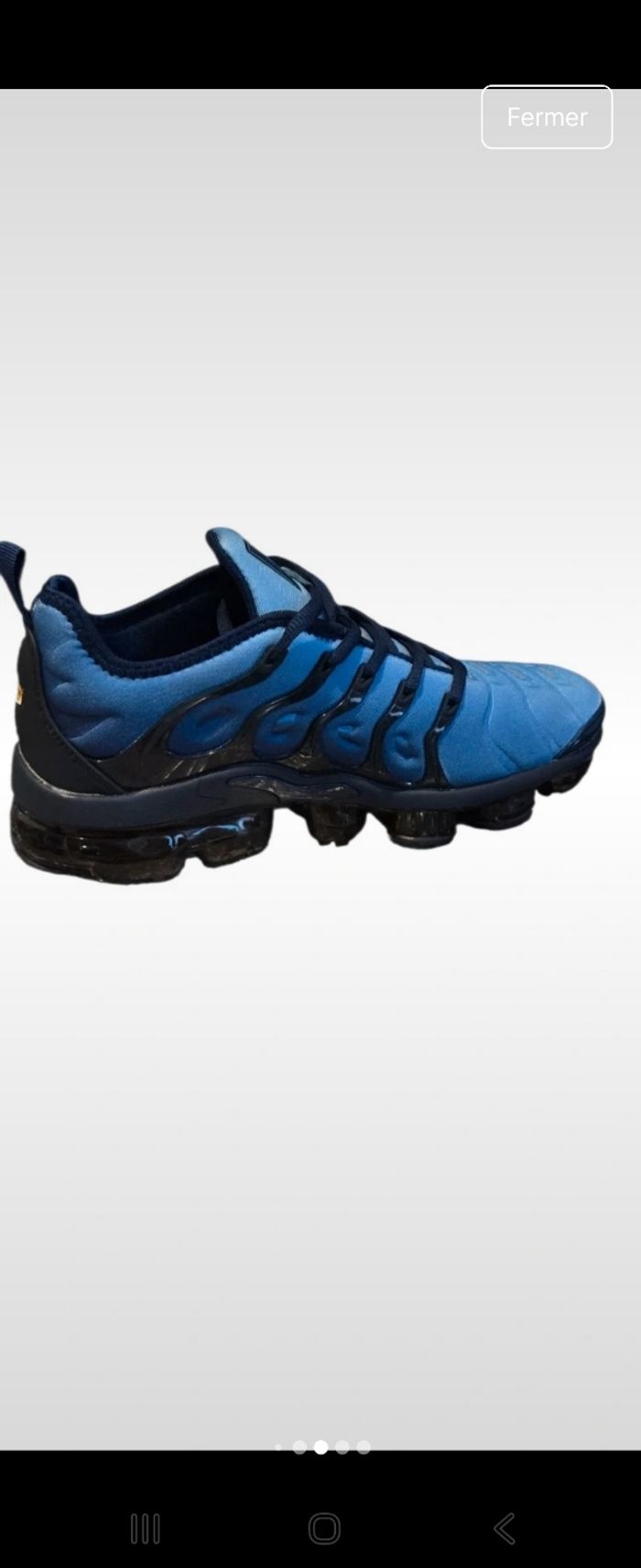 Nike air vapormax homme bleu noir T.43 - photo numéro 6