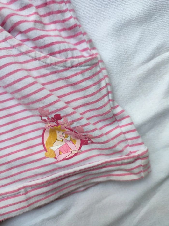 Combinaison short rayée Sleeping beauty 5/6 ans - photo numéro 3