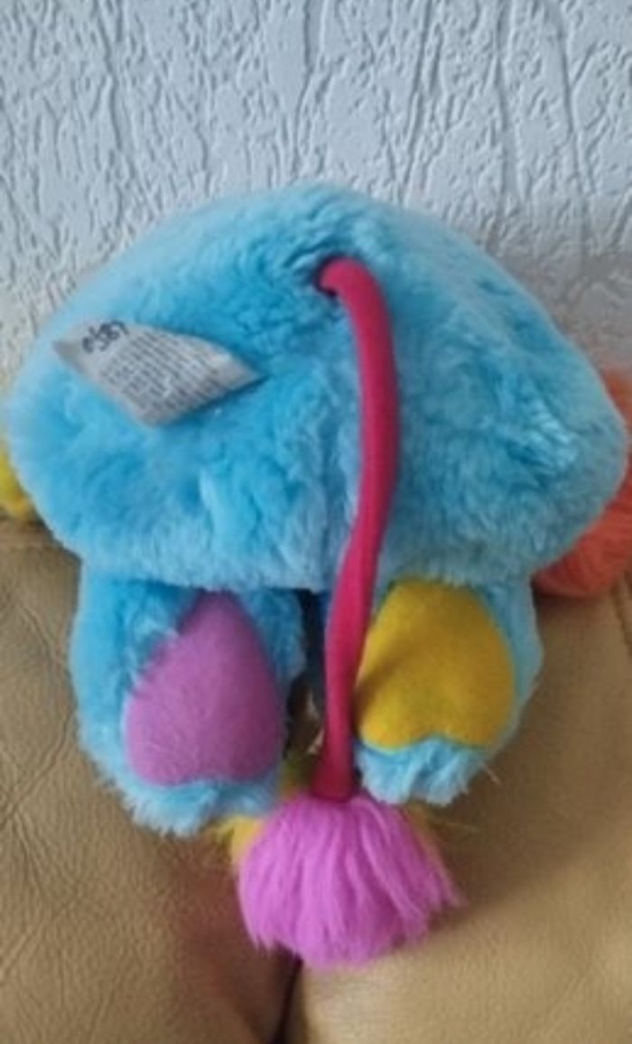 Popples chien bleu de la collection Z'animaux an 87 - photo numéro 4
