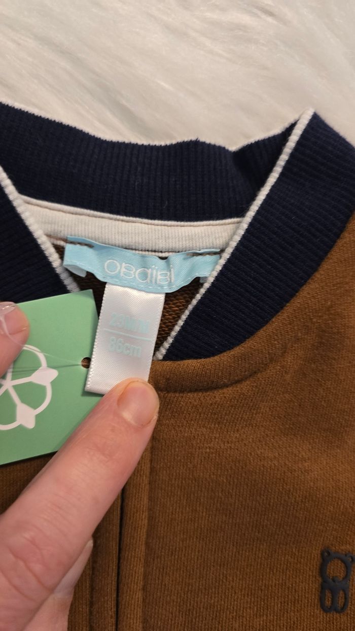 NEUFS (NON PORTÉS)🥰🤩🏷👍 sweat et sous pull 23 mois garçon🏷🥰🤩😍💙 - photo numéro 5