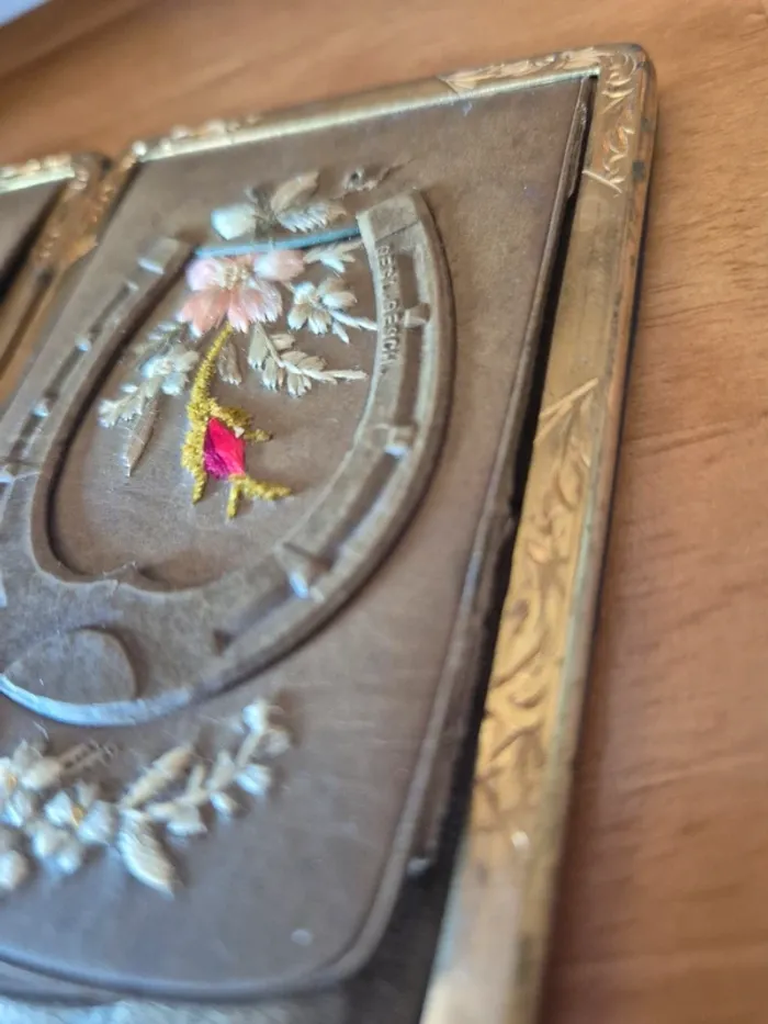 Portefeuille porte carte  ancien 1900 - photo numéro 3