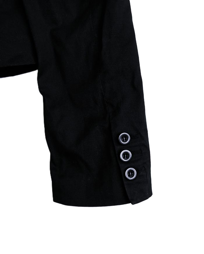 Veste noire à épaulettes. Etam. Coton. Taille 36 - photo numéro 4