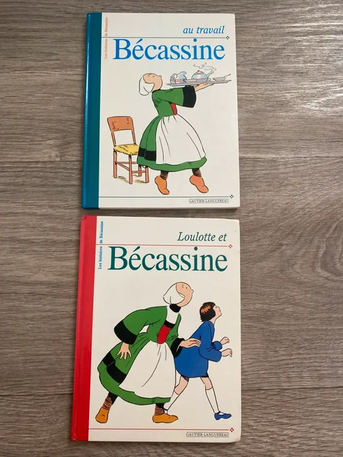 Lot 2 livres bécassine ancien travail loulotte