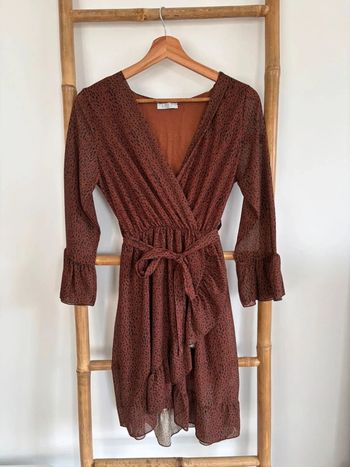 Robe motif léopard taille S