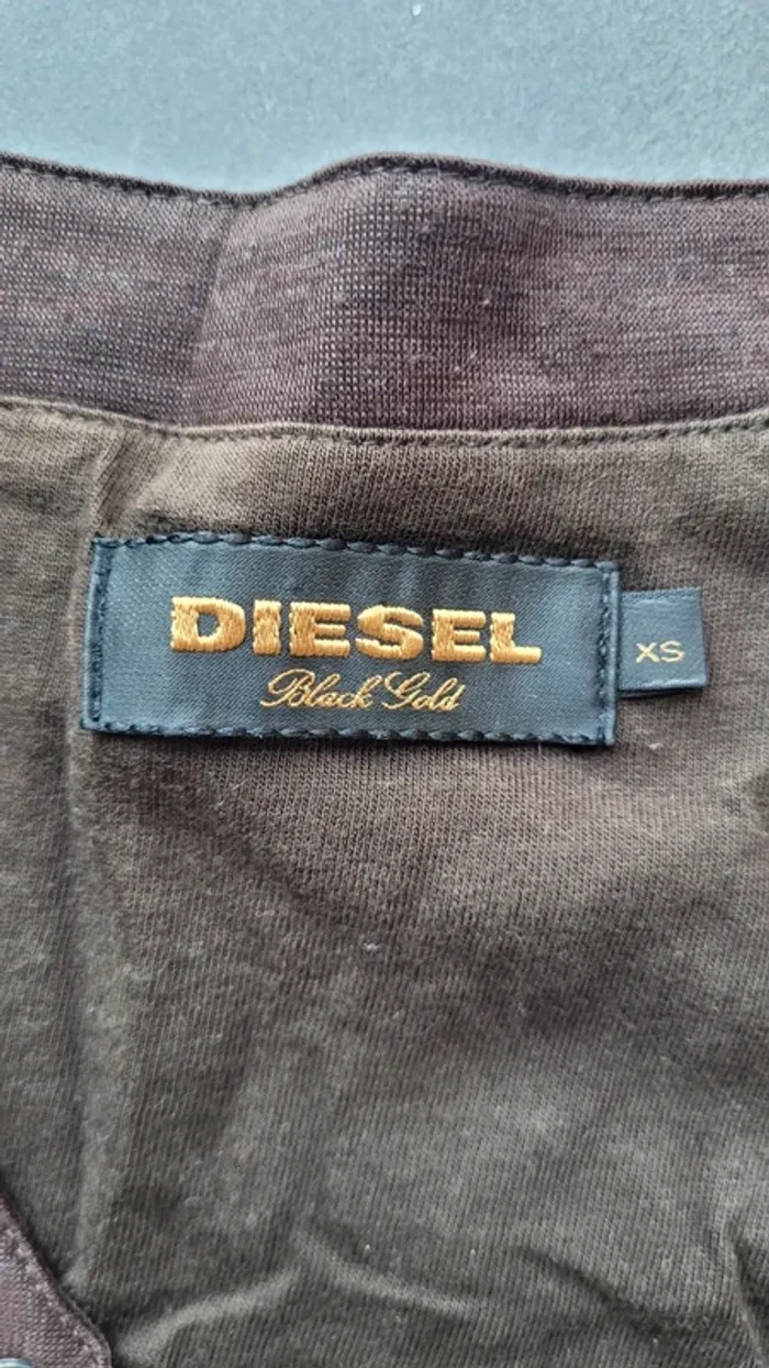 Gilet diesel Black & gold 34 femme - photo numéro 2