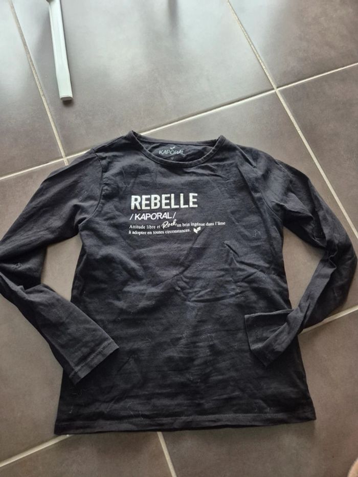 Tee-shirt manches longues 10 ans Kaporal