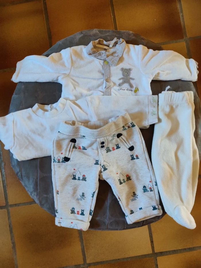 Lot vêtements hiver taille 6 mois