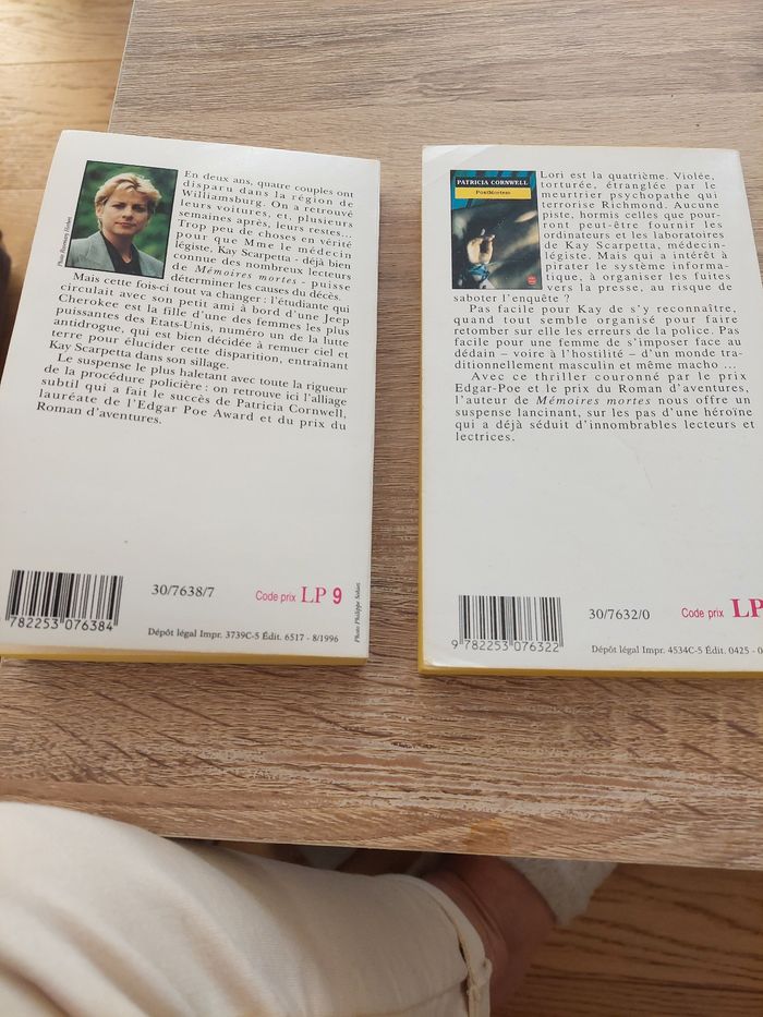 lot de 2 livres Patricia Cornwell - photo numéro 2