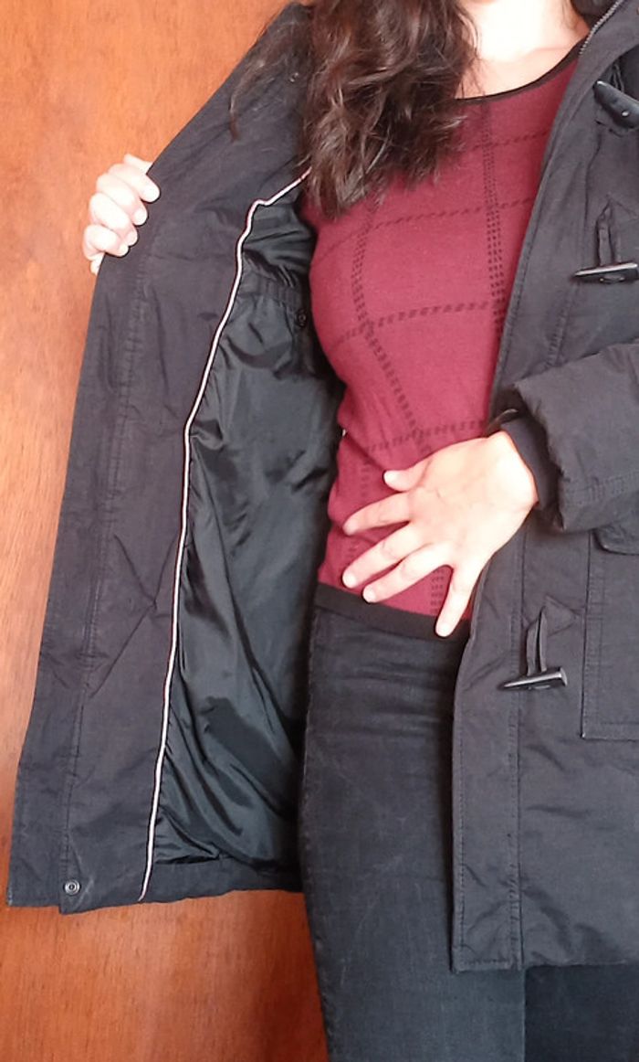Parka Esprit taille S capuche fausse fourrure - photo numéro 5