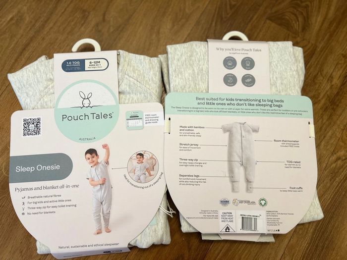(new) Pack of 2 onesie sleep bag 6-12m - photo numéro 5