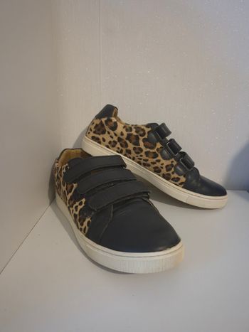 Jolie baskets léopard à scratchs vertbaudet femme  P38 