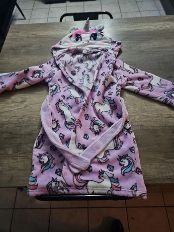 Robe de chambre / peignoir licorne taille 110 116