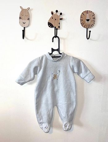 Pyjama en velours taille 0 mois