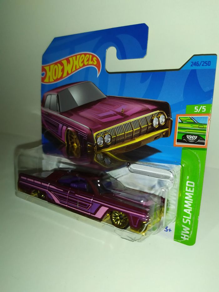 Hotwheels '64 lincoln continental 246/250 5/5 HW slammed mattel neuf - photo numéro 2