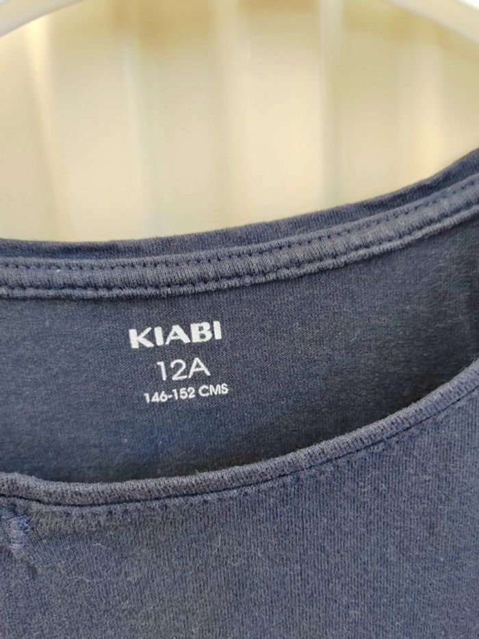 💙Tee-shirt bleu "Love Please" 12 ans Kiabi - photo numéro 2