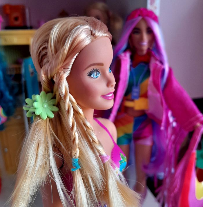 Poupée barbie à la peau bronzée Soline l'aventurière d'Azur - photo numéro 4