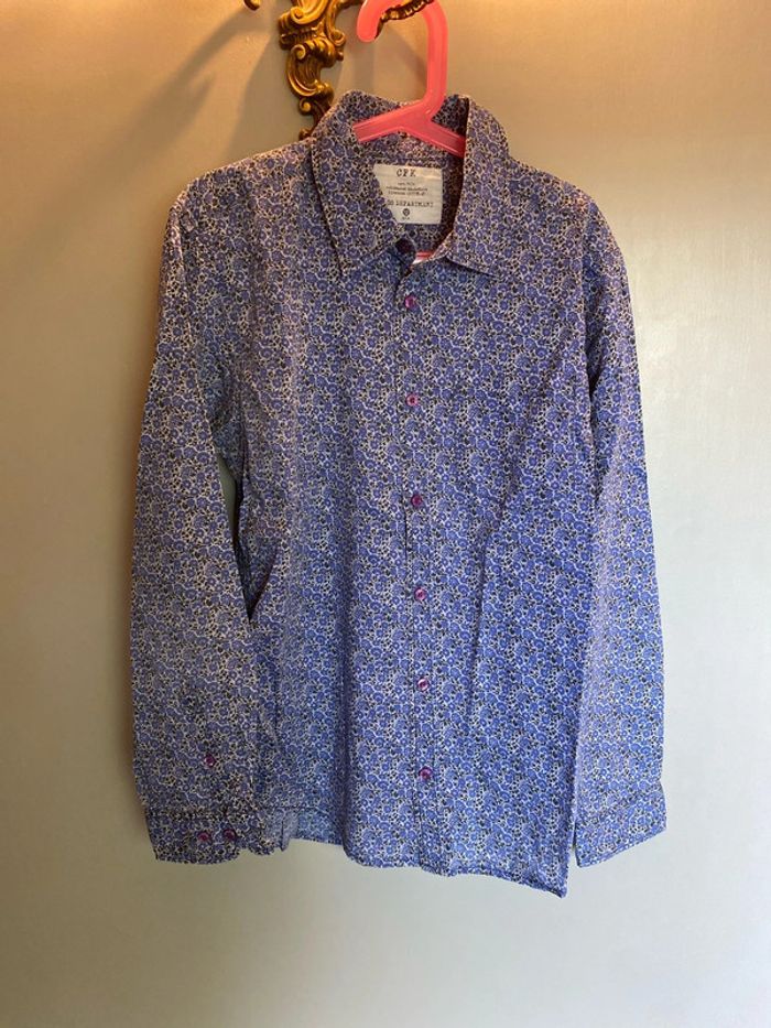 Chemise fleurs 12 ans Monoprix