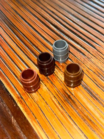 4 Lego Container, Barrel 2 x 2 x 2 ref 2489