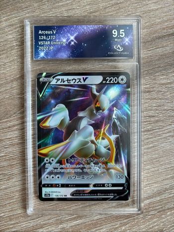 Carte gradée Arceus V