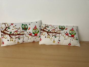 lot 2 coussins thème noel