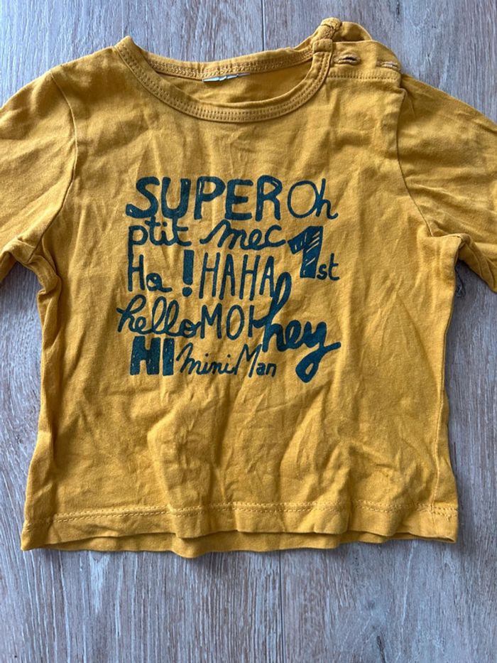 T-shirt manches longues 6 mois - photo numéro 2