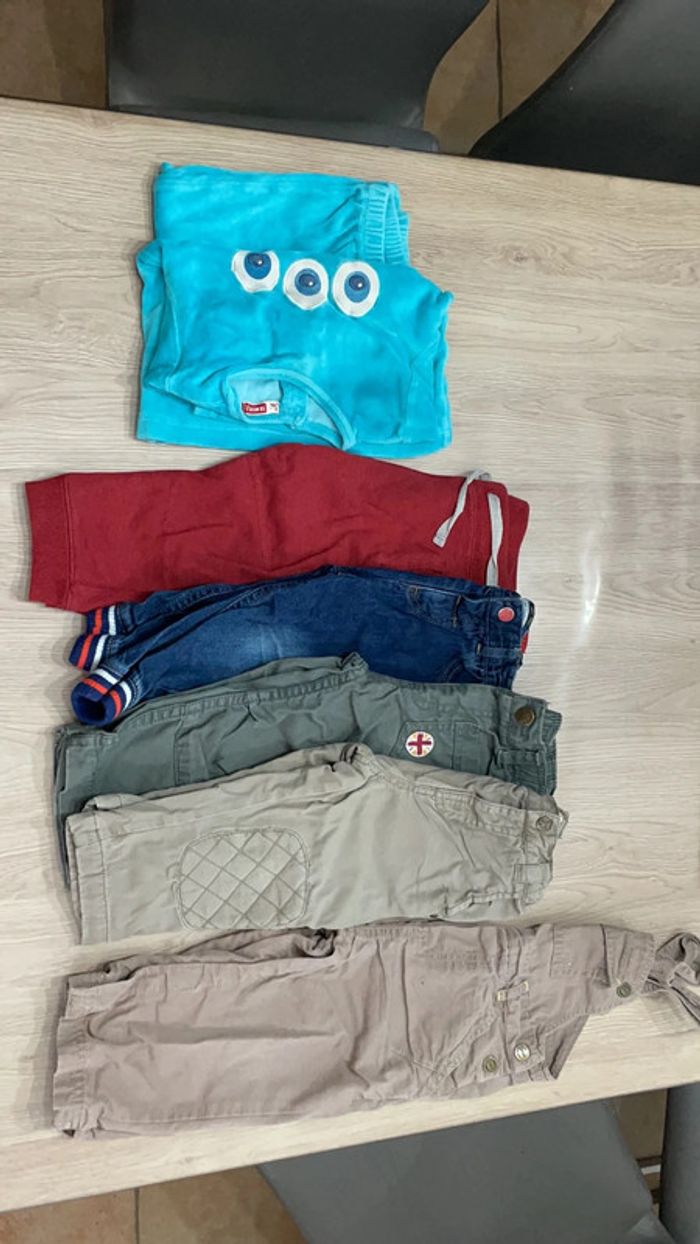 Lot 7 vêtements DPAM 18 mois