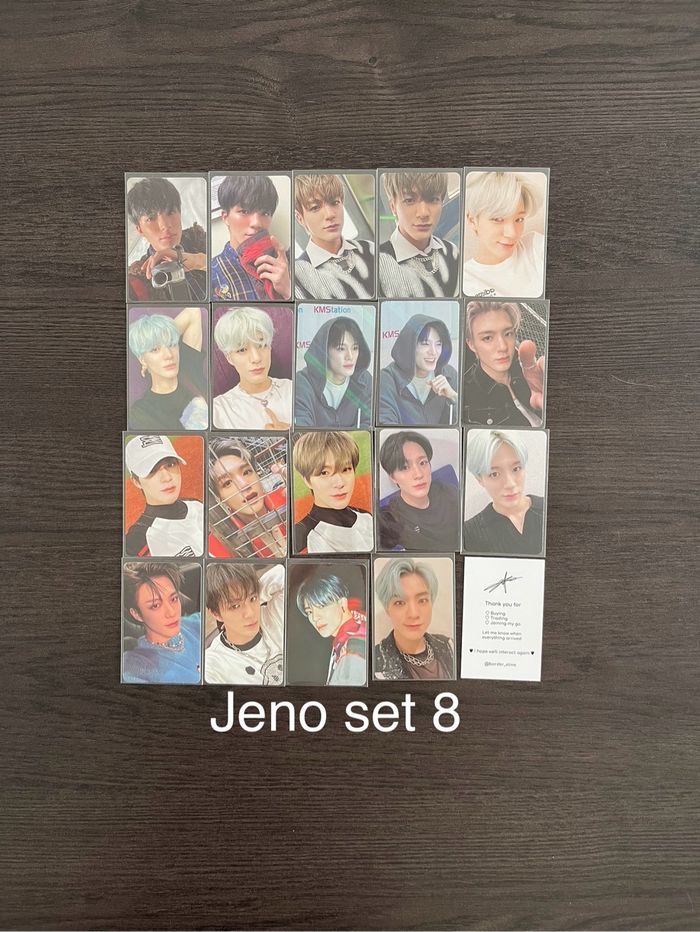 Jeno photocards NCT Dream