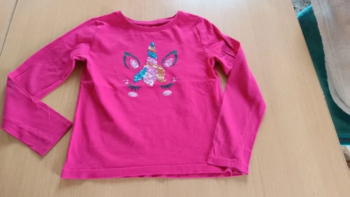 Haut manches longues motifs licorne