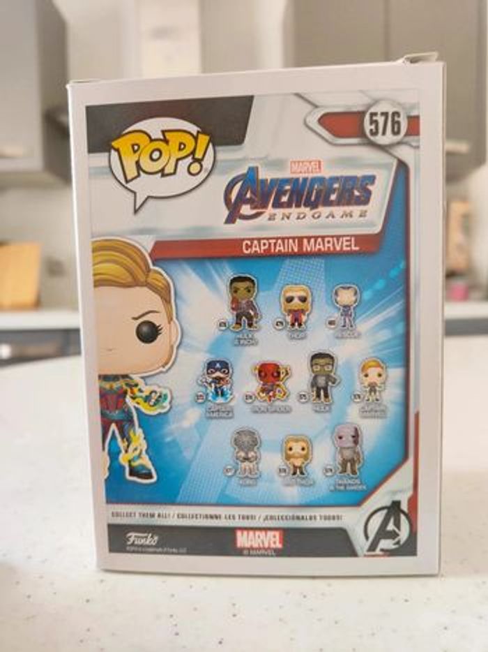 Funko Pop Marvel "Avengers Endgame" Captain Marvel 576 - photo numéro 3